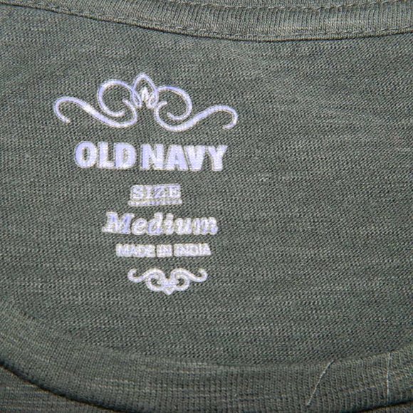 Old Navy Dark Grayish-Purple Beaded Tee , Med - Picture 5 of 7